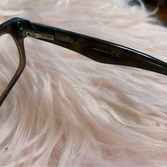 Ray-Ban RB5206 Tortoise Rectangle Prescription Frames - Picture 3 of 5